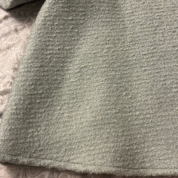 Mint tweed top, one size, fit S/M - Picture 6 of 12